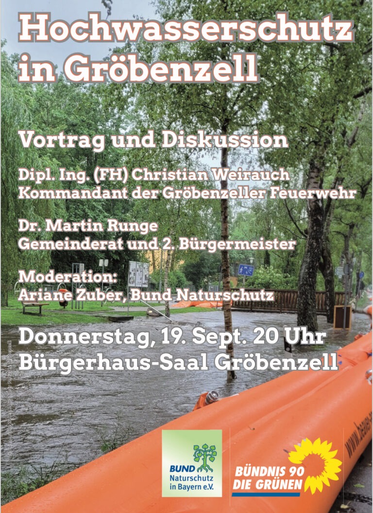 Veranstaltung Hochwasserschutz in Gröbenzell