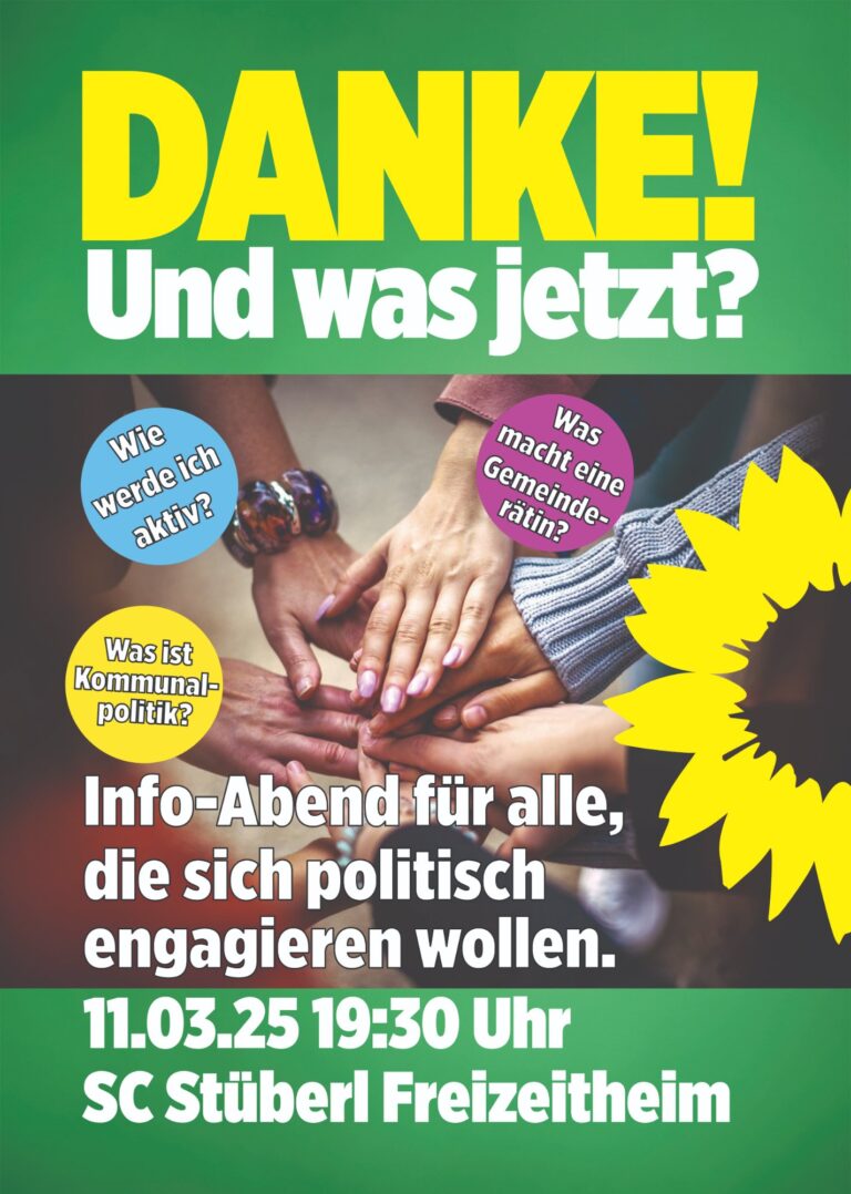 Info-Abend: Wie kann ich mich politisch engagieren?