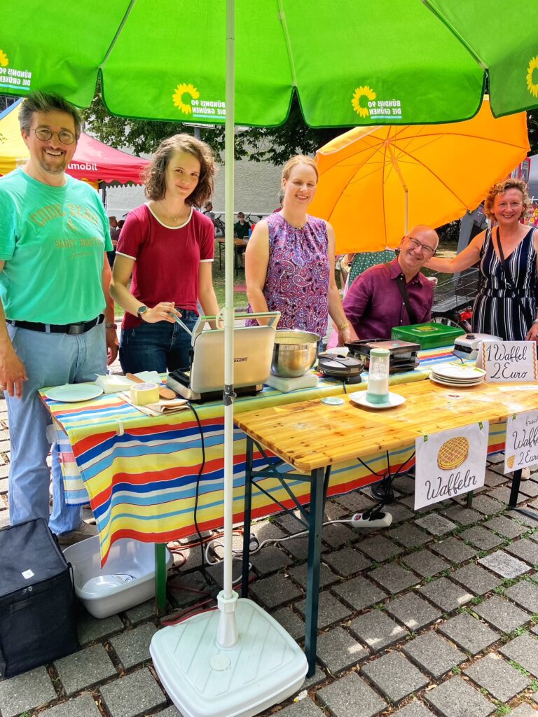 Waffelstand am Bürgerfest
