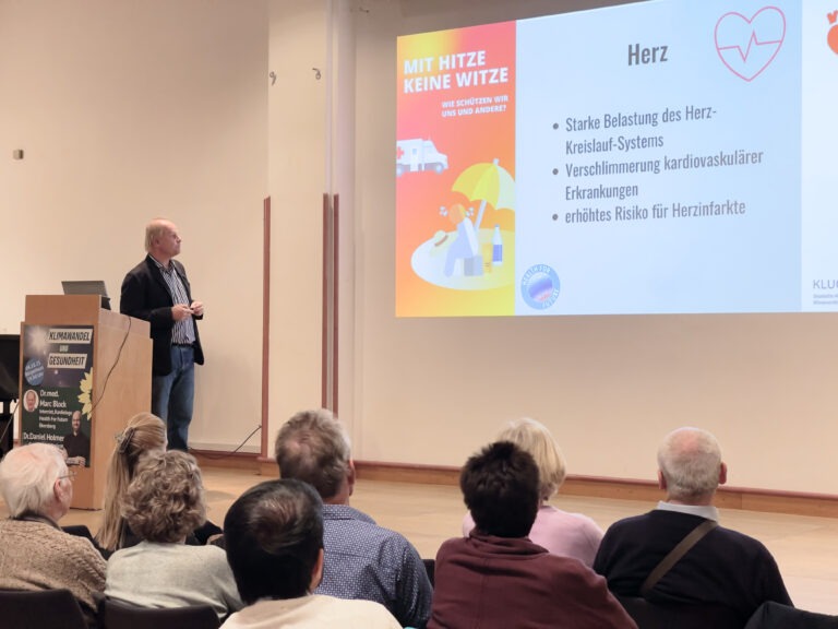 Klimawandel und Gesundheit – Dr.Marc Block gibt breiten Einblick in die Zusammenhänge